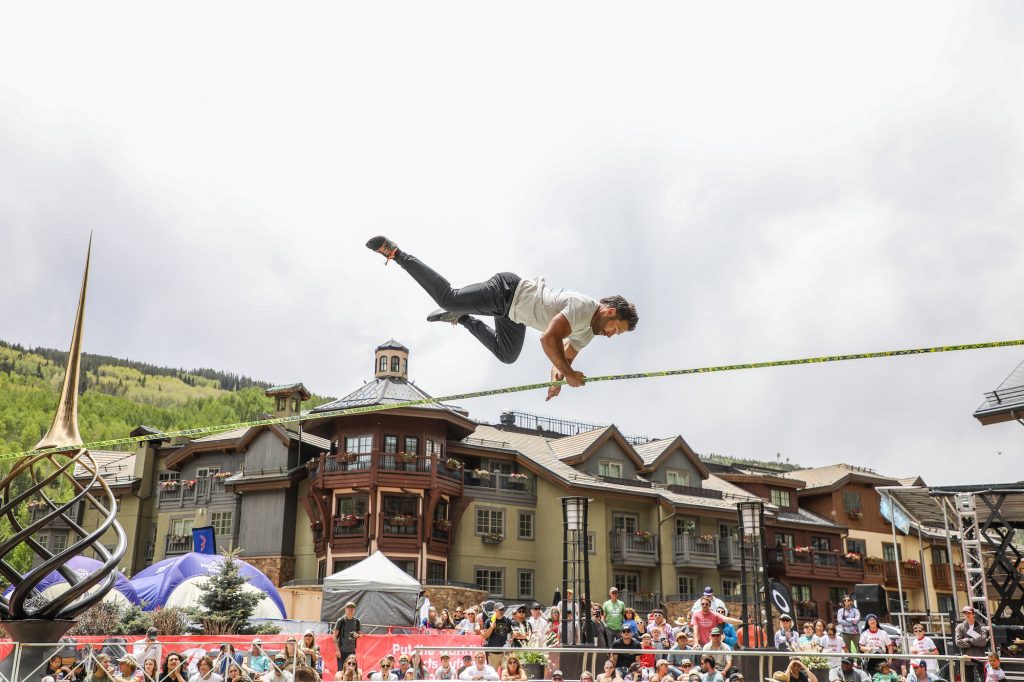 Flips and fun in Vail as trickline competitions return to GoPro